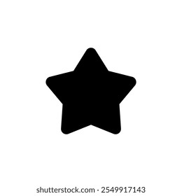 Ícone de estrela definido. Ilustração vetorial.