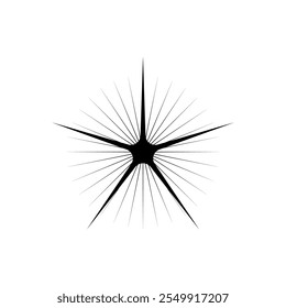 Star icon set. Vector illustration.