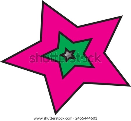 star icon shap design eps