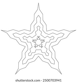 star icon, star shape for mathematics studying for kids