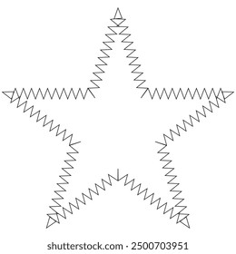 star icon, star shape for mathematics studying for kids
