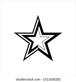 Star-Symbol, Star-Form-Symbol Vektorgrafik
