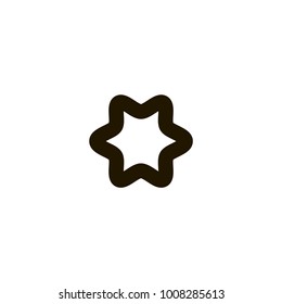 star icon. sign design