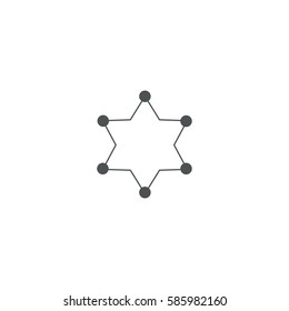 star icon. sign design