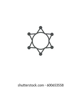 star icon. sign design