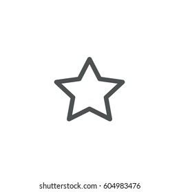 star icon. sign design