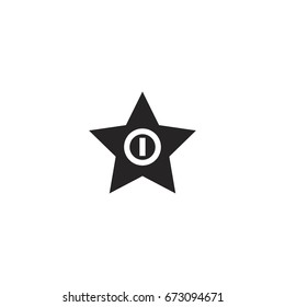 star icon. sign design