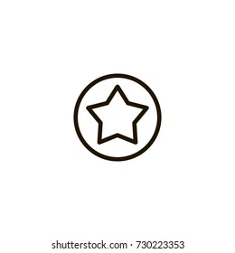 star icon. sign design