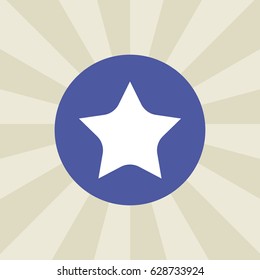 star icon. sign design. background