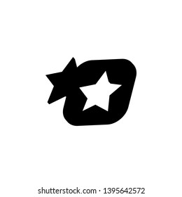 star icon sign signifier vector