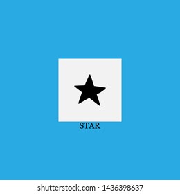 star icon sign signifier vector
