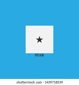 star icon sign signifier vector