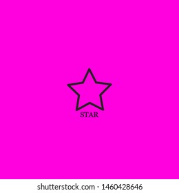 star icon sign signifier vector