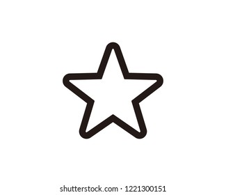 Star icon sign symbol