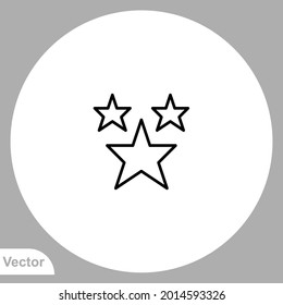 Star icon sign vector,Symbol, logo illustration for web and mobile