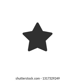 Star icon in simple design