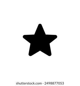 star icon simple design, illustration, logo