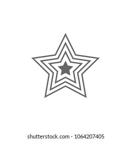 Star Icon. Simple element illustration. award symbol design template. Can be used for web and mobile on the white background