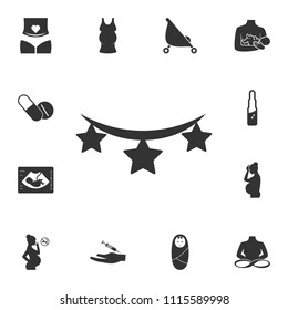 Star icon. Simple element illustration. Star symbol design from Pregnancy collection set. Can be used for web and mobile on white background