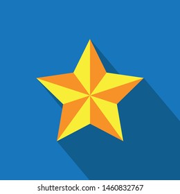 Star icon. Simple flat vector illustration.