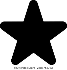 Star Icon, simple line vector for UI UX design. Symbol for website and mobile app interface and navigation button