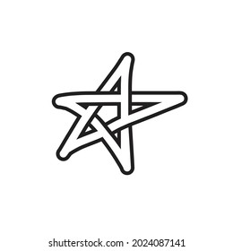 Star icon. Simple and playful. Can be used for logos.