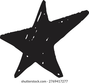 Star icon sketch hand drawn line brush icon collection group minimalist doodle symbol outline graphic element isolated vector design decorative celestial shape simple artistic mark.