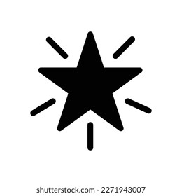 star icon, sky vector, bookmark illustration
