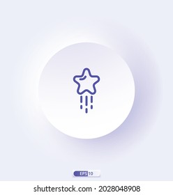 star icon. Space icons. Space Related Vector Line Icons. Contains such Icons as Observatory, astronomy, Planet Earth, Alien, and more.