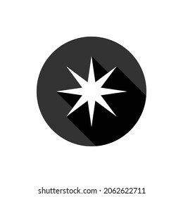Star Icon. Sparkling Symbols  - Vectors, Signs for Design Elements, Presentations, Websites or Applications.