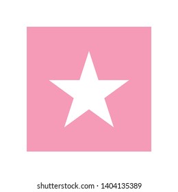 Star Icon in Square Shape