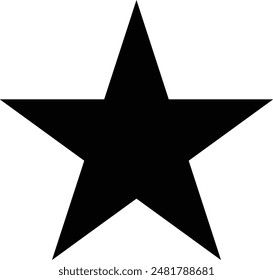 Star icon, stars rating icon, Black Star Symbol, Customer Rating, Feedback, black star