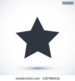 star icon,  stock vector illustration flat design