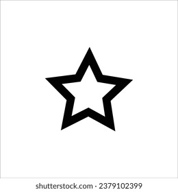 Star icon stock vector illustration