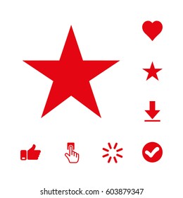star icon stock vector illustration flat design