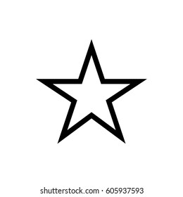 star icon stock vector illustration flat design