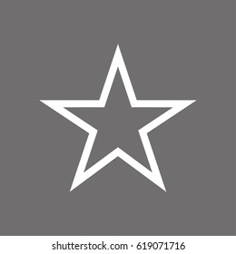 star icon stock vector illustration flat design