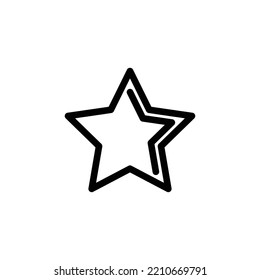Star icon suitable for web, application or additional ornament for your project