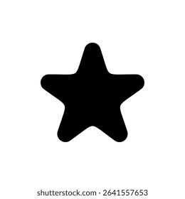 Star icon symbol for apps and websites. rating sign and symbol. favourite star icon