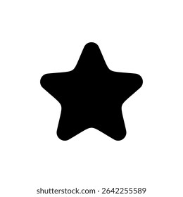 Símbolo de ícone de estrela para aplicativos e sites. sinal de classificação e símbolo. ícone de estrela favorita
