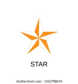 Star icon. Star symbol design. Stock - Vector illustration can be used for web