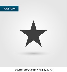 Star icon symbol isolated on white background for your web site design,star logo, app, UI. star icon in trendy flat style. Vector illustration, star icon eps10.