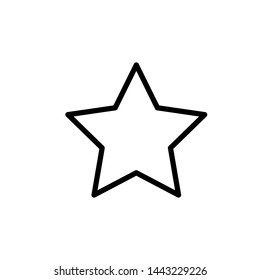 star icon, symbol, logo, illustration design