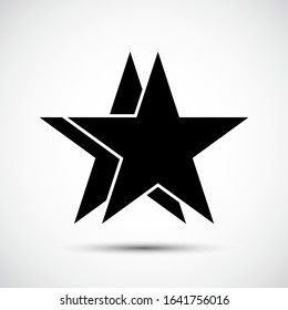 Star icon Symbol on White Background