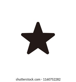 Star icon symbol vector