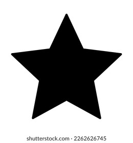 ilustración vectorial de símbolo de estrella. diseño de concepto de clasificación aislado en fondo blanco. 