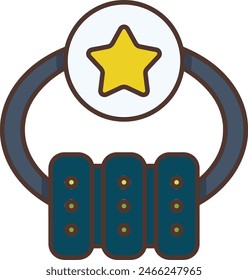 star icon symbol vector image