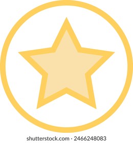 símbolo de estrella Imagen de Vector