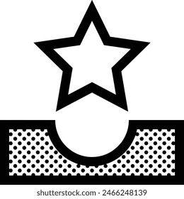 star icon symbol vector image