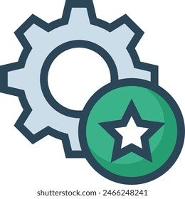 star icon symbol vector image